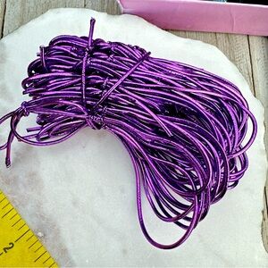 8 Inch Purple Stretch Loops 50 Pack